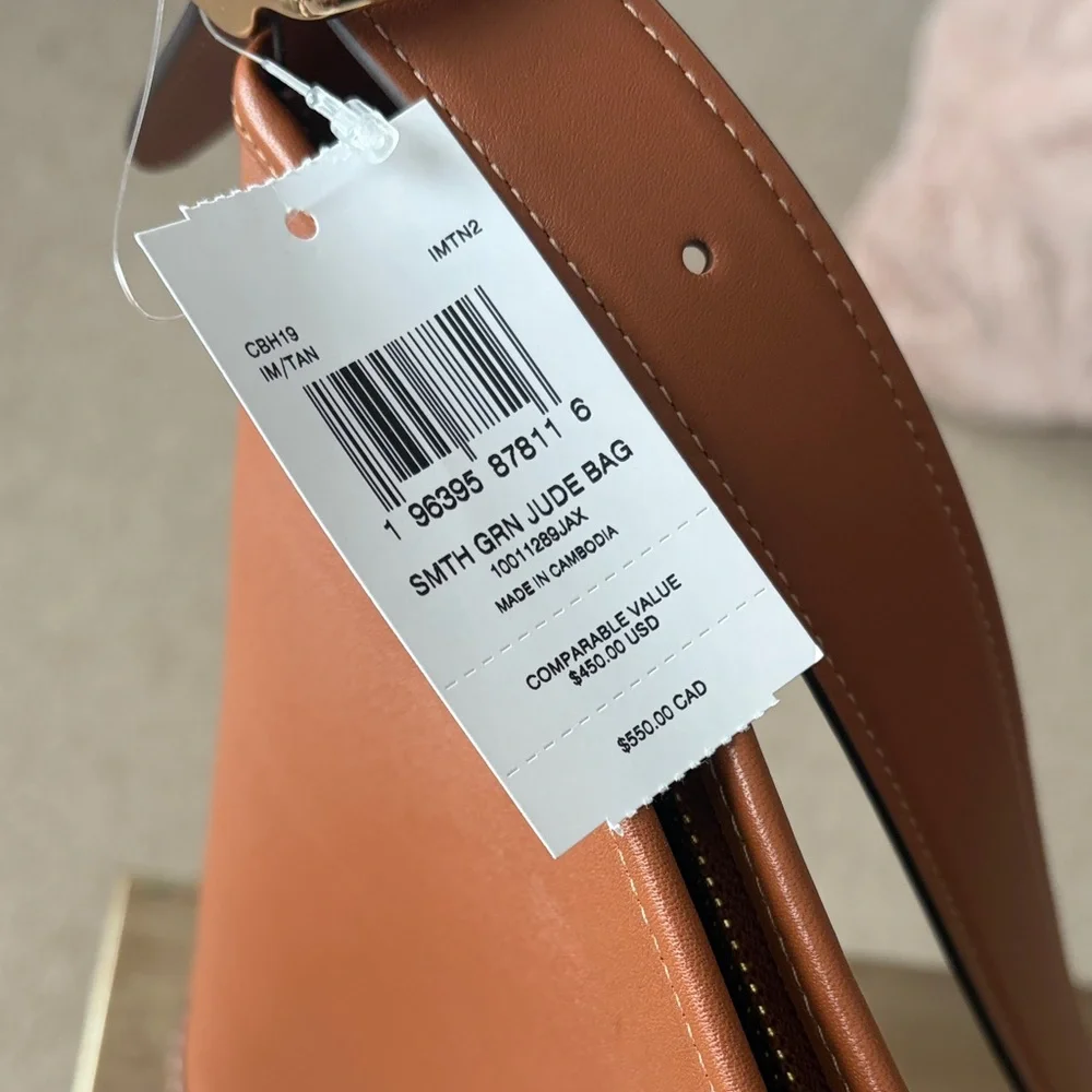 Coach Caramel Leather Shoulder Bag - Picture 2 of 3